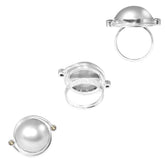 SR-6075-CO1 Sterling Silver Ring With Mabe Pearl And Citrine Jewelry Bali Designs Inc 6